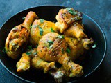 Baked Honey Cilantro Turmeric Chicken