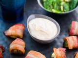 Brussels Sprouts Bacon Bites with Aioli