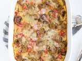 Chicken Sausage Hash Brown Casserole