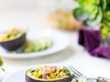 Corn Salsa Stuffed Avocados