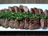 Flank Steak with Chimichurri Sauce