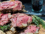 Garlic Rosemary Peppercorn Prime Rib Roast