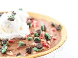 No Bake Chocolate Candy Bar Pie