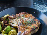 Pan Seared Garlic Herb Pork Chops