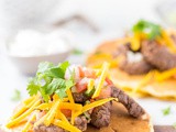 Skirt Steak with Corn Cakes