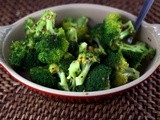 Spicy Steamed Broccoli