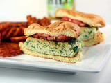 Spinach Feta Turkey Burger