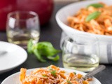 White Wine Pasta with Tomato Sauce