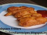 Baby Corn Bhajis