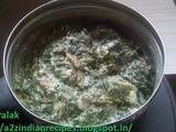 Dahi Palak