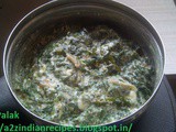 Dahi Palak