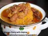 Mango Curry with Rajma