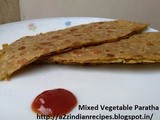 Mixed Vegetable Paratha