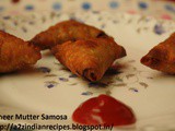 Paneer Mutter Samosa