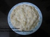 Sabudana Sevai Kheer