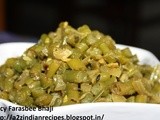 Spicy Farasbee Bhaji / Spicy French Beans Stir Fry