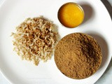 Angaya Podi (Without Dal or Paruppu): Post Partum Recipe