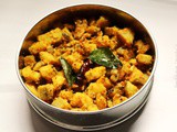 Aratikaya Menthi Podi Kura | Andhra Fenugreek-flavoured Raw Banana Curry