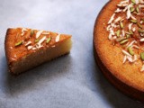 Basbousa: Middle-Eastern Semolina Cake (Eggless Rava Cake)