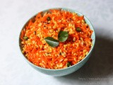 Carrot Hesarubele Kosambari | Carrot Moong Dal Salad: Rama Navami Special