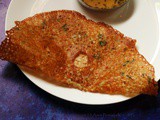 Godhuma Dosa | Wheat Flour Dosa