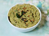 Green Tomato Chutney | Pachi Tomato Pachadi