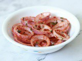 Laccha Onion | Laccha Pyaaz | Onion Salad