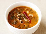 Malabar Spinach and Black-Eyed Peas Curry (Mangalore Cuisine)