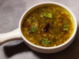 Mamidikaya Pachi Pulusu | Cold Raw Mango and Onion Rasam