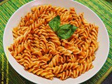 Pasta with Sun-dried Tomato Basil Pesto