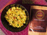 Poha Chivda with sprig Tangier: Mediterranean Spice Blend