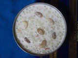 Saggubiyyam Paramannam | Sabudana Kheer | Javvarisi Payasam