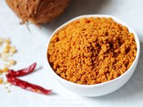 Thengai Podi | Chammanthi Podi | Roasted Coconut Chutney Powder