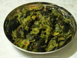Vankaya Kothimeera Kharam | Andhra Brinjal Stir-fry with Coriander, Green Chilli and Ginger Masala