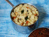 Ven Pongal | Khara Pongal | Katte Pongali (Savoury Pongal)