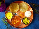 Akshaya Tritiya Special Recipes-2021 | Aamrkhand Puri/Poori Thali