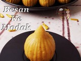 Besan Ke Modak | 3 Ingredients Modak Recipe in 30 Minutes | Besan Modaks without Sugar Recipe