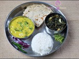 Complete Recipe for Authentic Maharashtrian Pithale - Bhakri Thali