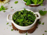 Dried Coriander Leaves in Air Fryer|How to Dry Herbs|evenly dehydrated cilantro