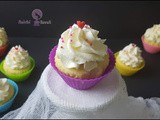Eggless Vanilla Cupcakes Without Oven