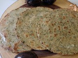Flatbread Recipe Vegan: Methi-Masala Bhakri