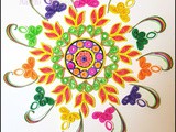 Handmade Paper Quilling Mandala Design