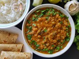 Homestyle Best Dried Green Peas Curry in Instant Pot / Vatanyachi Usal