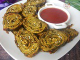 Instant Pot Collard Greens Vadi Recipe | Air Fryer Collard Greens Vadi/Rolls | Aluvadi | Collard Greens Recipe