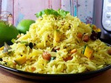 Instant Pot Healthy Recipe: Raw Green Mango Rice(No Onion-No Garlic Recipe)