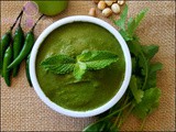 Mint Chutney / Pudina Chutney / Green Chutney / Breakfast Chutney / Sandwich Chutney