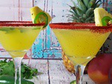 Pineapple-Jalapeno-Cilantro Margarita: Droolsome Summer Delight! | Virgin Pineapple Margarita