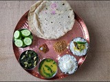 Traditional Veg. Bhakri Thali