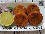 Veggie Poha Pakora and Poha Cutlets