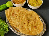 Whole Wheat Parathas | Triangle Paratha Recipe